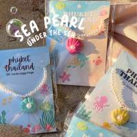 สร้อยลูกปัดจี้ดินปั้น | รุ่น “sea pearl”? ( made to order 3-5 days )