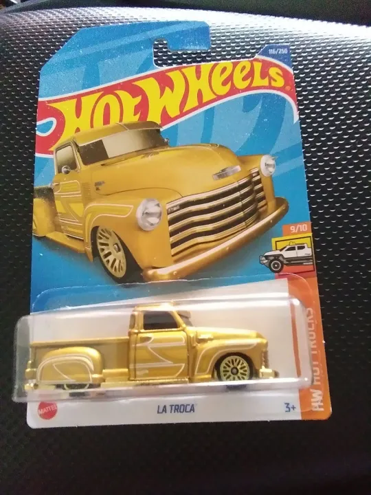 thumbnail image 2 of Hot Wheels 10 Pack Hot Wheels La Troca Gold - HW Hot Trucks 9/10 2022 2 of 11