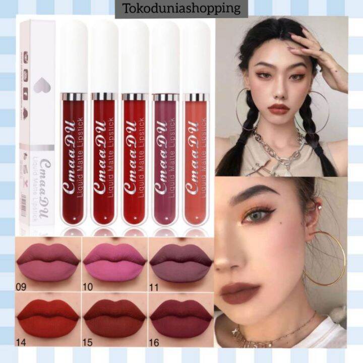 CMAADU LIQUID MATTE LIPSTICK =100% ORIGINAL CMAADU= | Lazada Indonesia