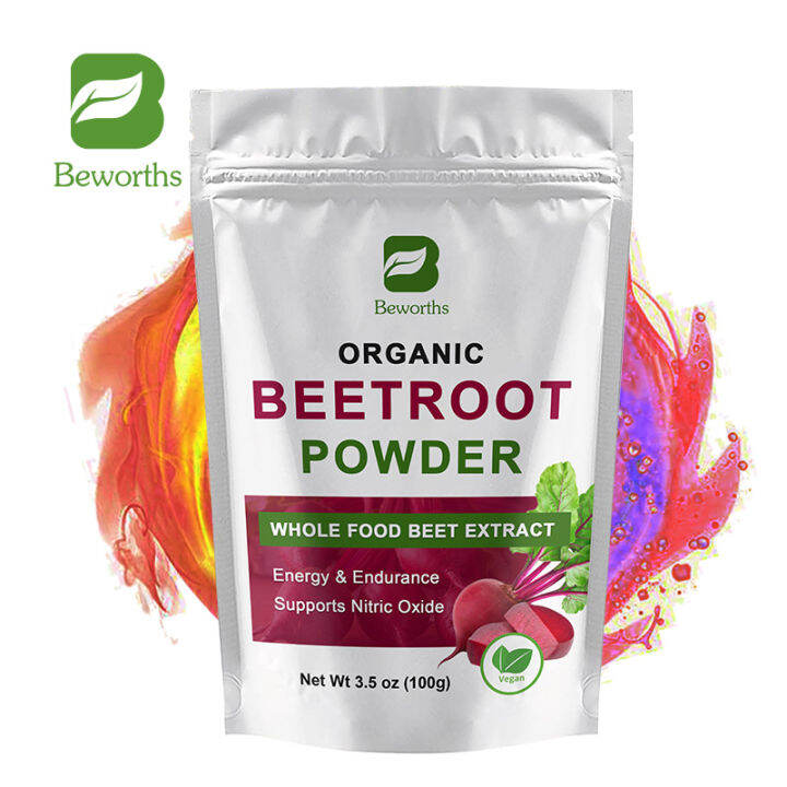 BEWORTHS Organic Beetroot Powder Lower Blood Pressure Relieve Anemia