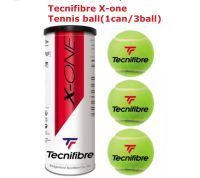 ลูกเทนนิสTecnifibre X-one Tennis ball (1 can/3 balls) NEW Official ball ลูกเทนนิส คุณภาพดี เหมาะสำหรับผู้เล่นออกกำลังกายและแข่งขัน รับรองมาตรฐาน