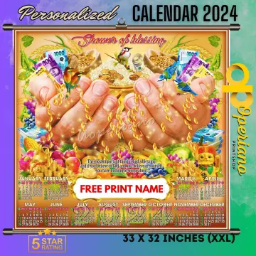 Shop Calendar 2024 (xxl) with great discounts and prices online - Feb 2024  | Lazada Philippines