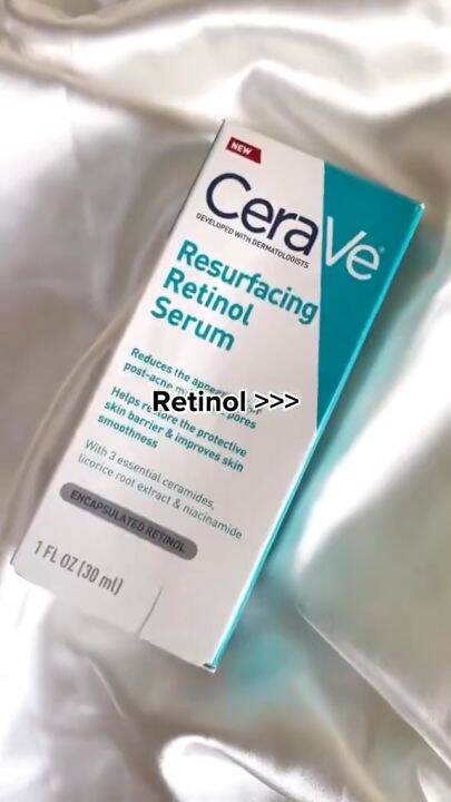 Cerave Retinol Serum For Post Acne Marks And Skin Texture Pore