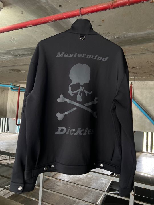 mastermind-x-dickies-black-reflective-jacket