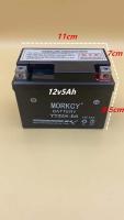 แบตเตอรี่แห้งสำหรับรถ มอเตอร์ไซค์  ยี่ห้อMORKCY  12V5Ah รุ่นYTZ5S-BS