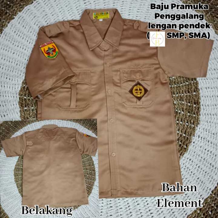 Baju Pramuka Penggalang tangan pendek SMP/SMA | Lazada Indonesia