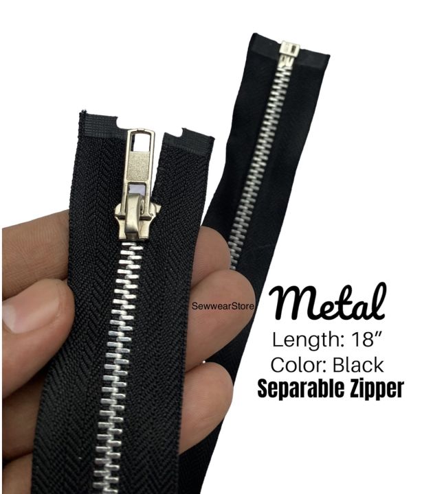 (Black) 18 Heavy Duty Zipper