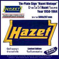 HAZET TIN PLATE Logo 1868-1 “Hazet logo” ป้ายติดผนังสไตล์วินเทจ ขนาด 287x600 มม