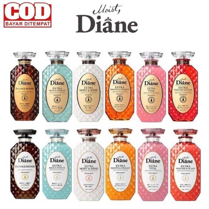 Moist Diane Original Japan Shampoo & Treatment 450ml Lazada Indonesia