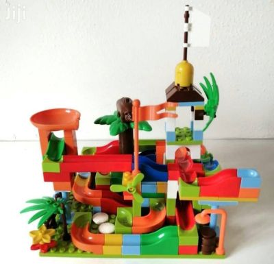 M-Moneytoys Legoo รางลูกแก้วเสริมสร้างพัฒนาการ 170 ชิ้น  งานสวยสีสันสดใสพร้อมตัวการ์ตูน Lyjo