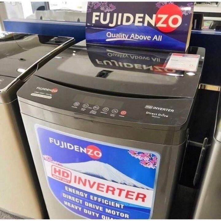 Fuji denzo 10.5kg HD Premium inverter Fully Automatic Washing machine IJWA1050 VT Lazada PH