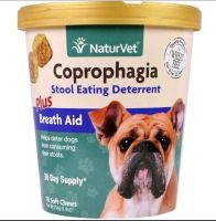 Coprophagia, Stool Eating Deterrent Plus Breath Aid, 70 Soft Chews, 5.4 oz (154 g), Exp​04.20224