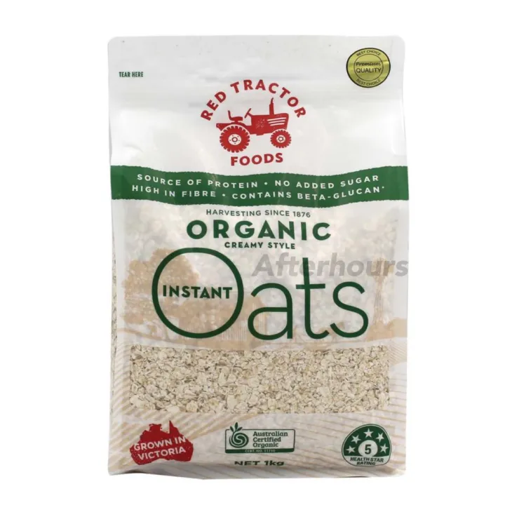 RED TRACTOR ORGANIC INSTANT OATS 1KG Lazada