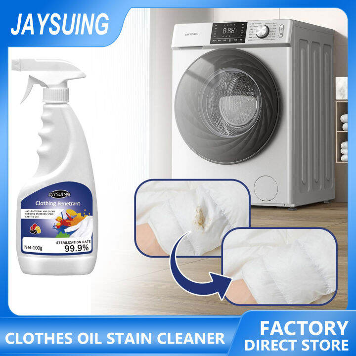 Jaysuing Portable Clothes Coffee Stain Remover Oil Cleaning Rolling