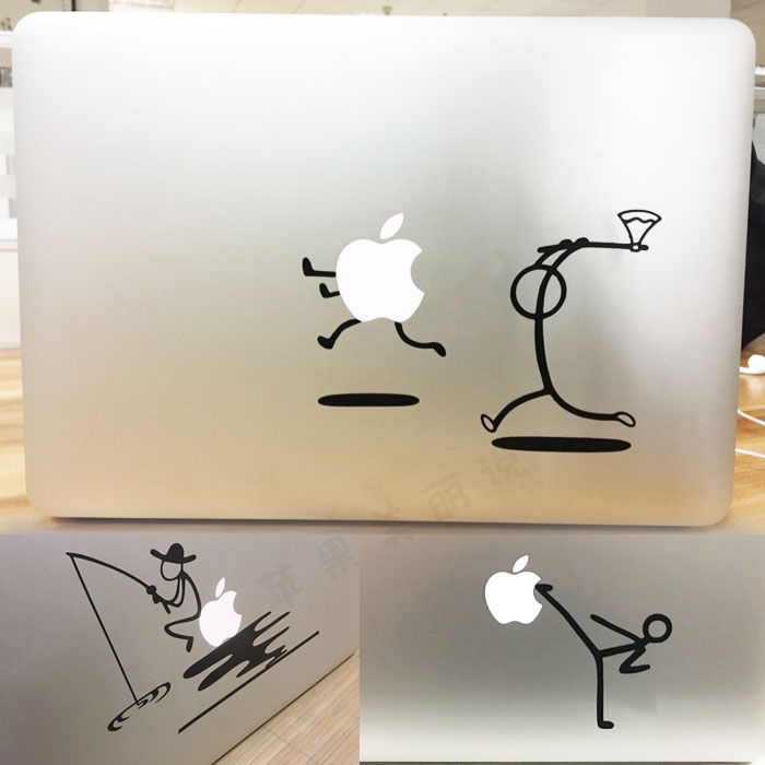 สติกเกอร์โลโก้เหมาะสำหรับโน๊ตบุ๊ค Apple Air Macbook  คอมพิวเตอร์สร้างสรรค์บางจุด13นิ้ว11ไม่ใช่ฟิล์ม15 | Lazada.Co.Th