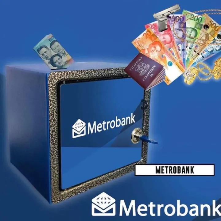 Metrobank Mini Personal Money Safety Vault for Ipon Goals Coin Bank Iponaryo Bank Savings