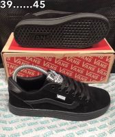 Vans Old Skool (size38-45) Black ดำล้วน นวม หนังกลับ