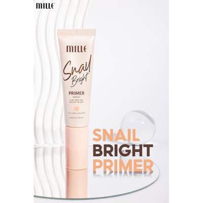 Mille Snail Bright Primer SPF15/PA+ ไพรเมอร์เบลอรูขุมขน 15 g.