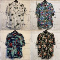 เสื้อเชิ้ตลายฮาวายวินเทจ hawaii ไซค์ใหญ่ 2xl 3xl 4xl ผ้าเรยอน?%คุณภาพดี ผ้านิ่มสวมใส่สบายไม่ร้อน ใส่ได้ทั้งชายและหญิง