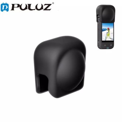 PULUZ Lens Cap For Insta360 X3 Silicone Protective Lens Cover For Insta360 ONE X3 Sports Action Cameras Accessories
