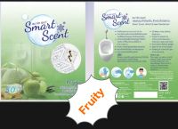 แผ่นน้ำหอมกำจัดกลิ่นA08 Smart Scent สำหรับโถปัสสาวะ กลิ่นFruity ขนาด 25 กรัม