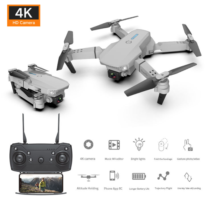 Rc Drone E88 Pro Shoot Murah Original Indoor Outdoor Drone E88 Pro 4k