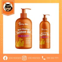 พร้อมส่ง น้ำมันปลาแซลมอนอลาสก้าจากธรรมชาติ Zesty Paws Wild Alaskan Salmon Oil for Dogs &amp; Cats สำหรับสุนัข และ แมว แบรนด์ Zesty Paws ขนาด 946 ml โดย 123CHEESES