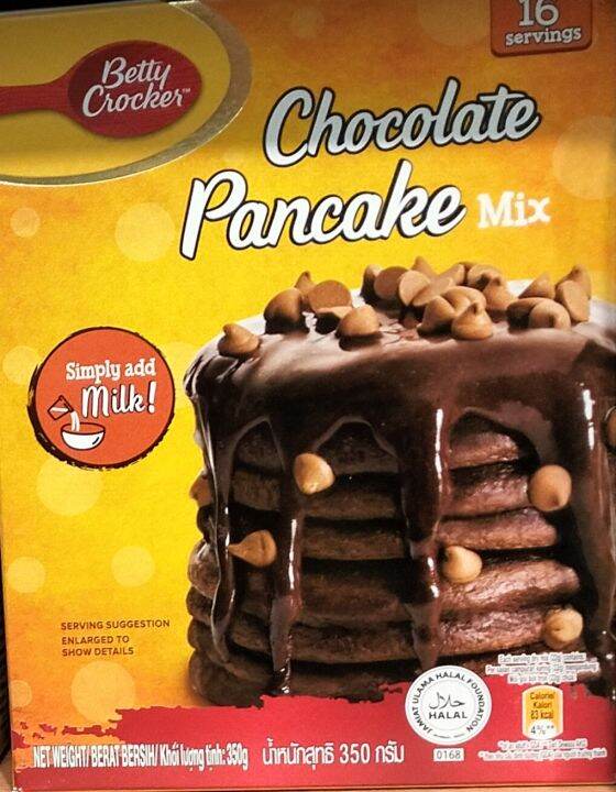 Betty Crocker Chocolate Pancakes Mix 400gm Lazada