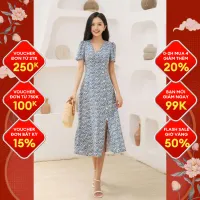 [VOUCHER 250k ĐƠN 2TR] Váy wrap xẻ tà Lep' 1VALJ0094XT
