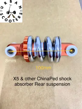 Mini Bike Red Springs - Shock Absorber Suspension, Mini Shock Absorber  Damper Spring Universal for Mini Bike Scooter Moped 750LB/IN 125mm