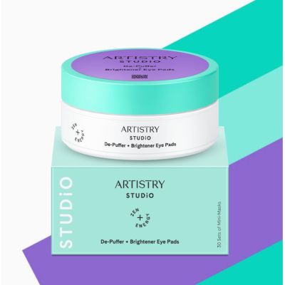 แผ่นไฮโดรเจลมาสค์ใต้ตาARTISTRY STUDIODe-Puffer + Brightener Eye Padsอาร์ทิสทรี สตูดิโอ ดี-พัฟเฟอร์ + ไบร์ทเทนเนอร์ อาย แพดส์ แอมเวย์