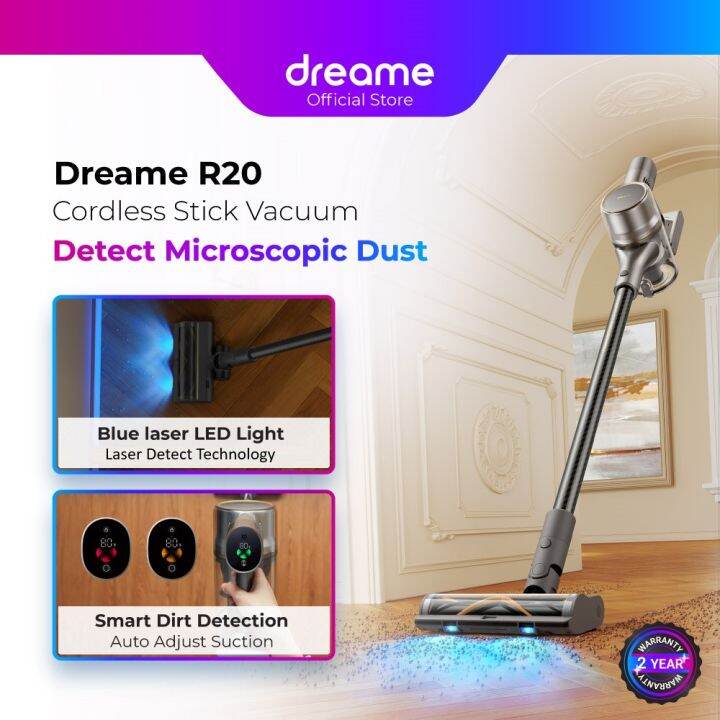 [NEW] Dreame R20 Bendable Cordless Vacuum Cleaner Laser Detect