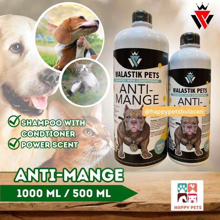 Walastik Pets Shampoo Anti-mange 1000ml and 500ml | Lazada PH