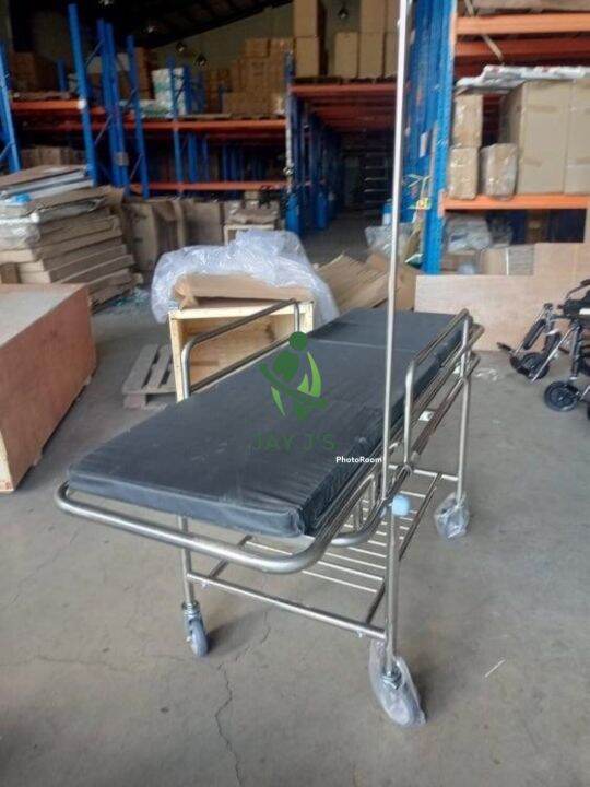 Stretcher Stainless Steel Transfer Trolley Hospital Stretcher Cart 1