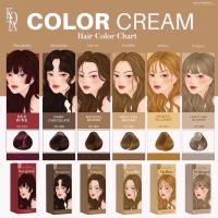 (พร้อมส่งทุกสี) ?KOTA Color Cream สีย้อมผมออแกนิค ยาย้อมผม มี 6 เฉดสี 100 ml.มีทุกสีจ้าพ้อมส่ง