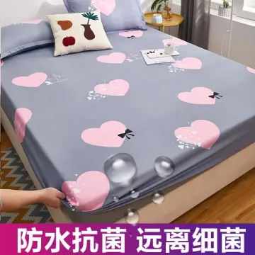 Waterproof Mattress Protector Bedspread One-Piece Urine-Proof Breathable  Mattress Cover Thickened Cotton-Padded Dust Cover