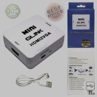 Converter HDMI TO VGA GLINK (MN108) ประกัน 1Y ตัวแปลง มัลติพอร์ต แปลงสัญญาณภาพ ตัวแปลงสัญญาณ ขยายสัญญาณ อุปกรณ์เชื่อมต่อ ฮับ HUB เคเบิลสวิตซ์ แปลงสัญญาณ สายเชื่อม เเยกสัญญาณ ตัวกระจายสัญญาณ