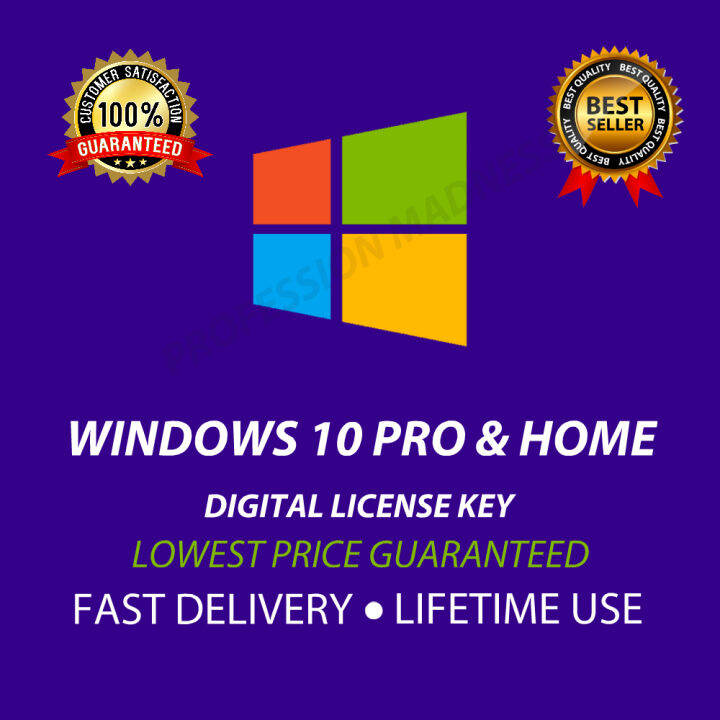 Windows 10 Pro Windows 10 Home Product Key Lazada Ph