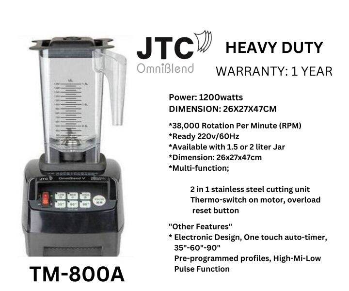 JTC heavy duty blender Lazada PH