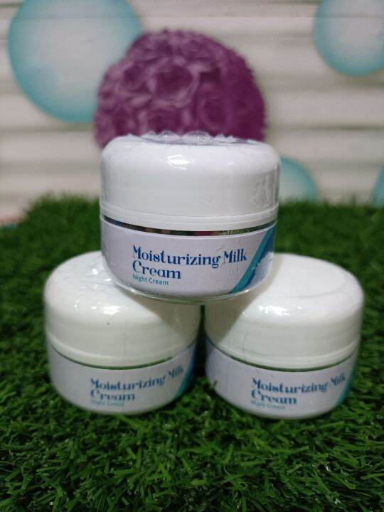 3 PCs. Moisturizing Milk Cream Night Cream 10g | Lazada PH