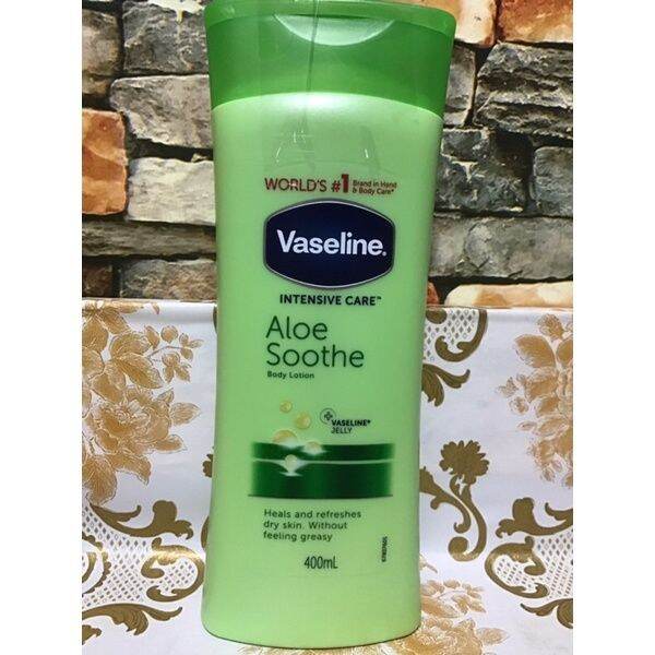 Vaseline Intensive Care Aloe Soothe Body Lotion 400ml Lazada Ph 6896