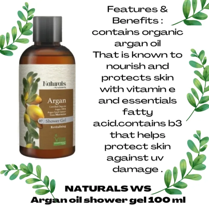 NATURALS WS(shower gel with argan oil 100 ml) Lazada PH