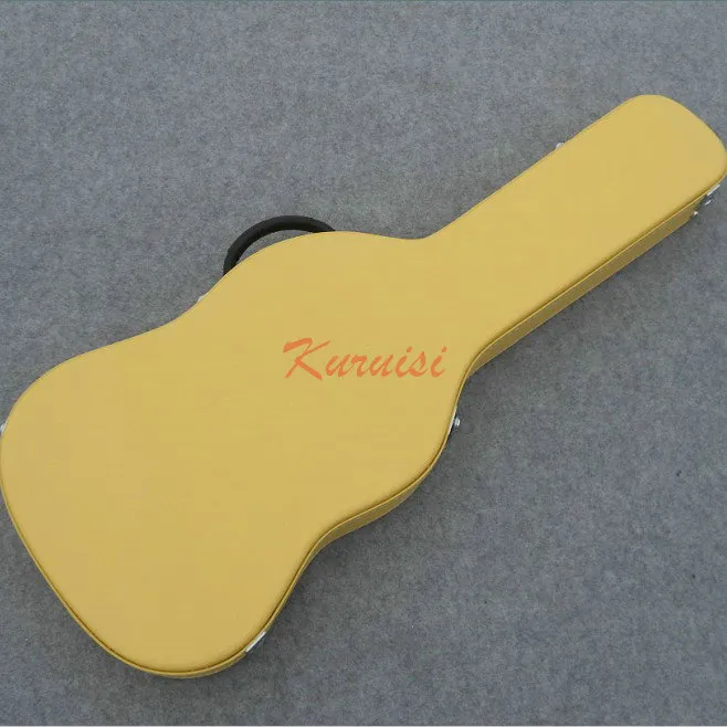 Yellow Electric Guitar Box St 170 270tele Type Piano Box 7V X6st Guitar