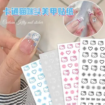 Amazon.com: Nail Art Stickers Kawaii Self-Adhesive Anime Nail Stickers for  Nails Art Design for Women Girls, 3 Sheets Cute Cartoon Nail Art Supplies :  Beauty & Personal Care