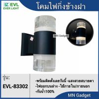 มีไฟในตัว EVL-83302 ไฟกิ่ง โคมไฟกิ่ง โมเดิร์น โคมไฟ ไฟติดผนัง โคมไฟติดผนัง ทรงกระบอก สีดำเรียบ ผิวสัมผัสด้านเรียบสวย