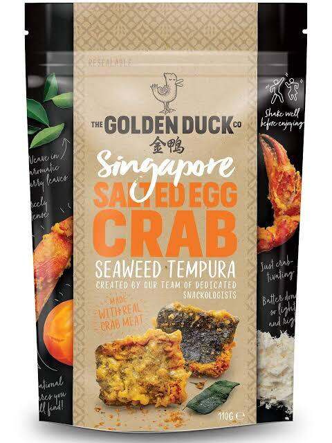 The Golden Duck Salted Egg Crab Seaweed Tempura 110g Lazada Ph