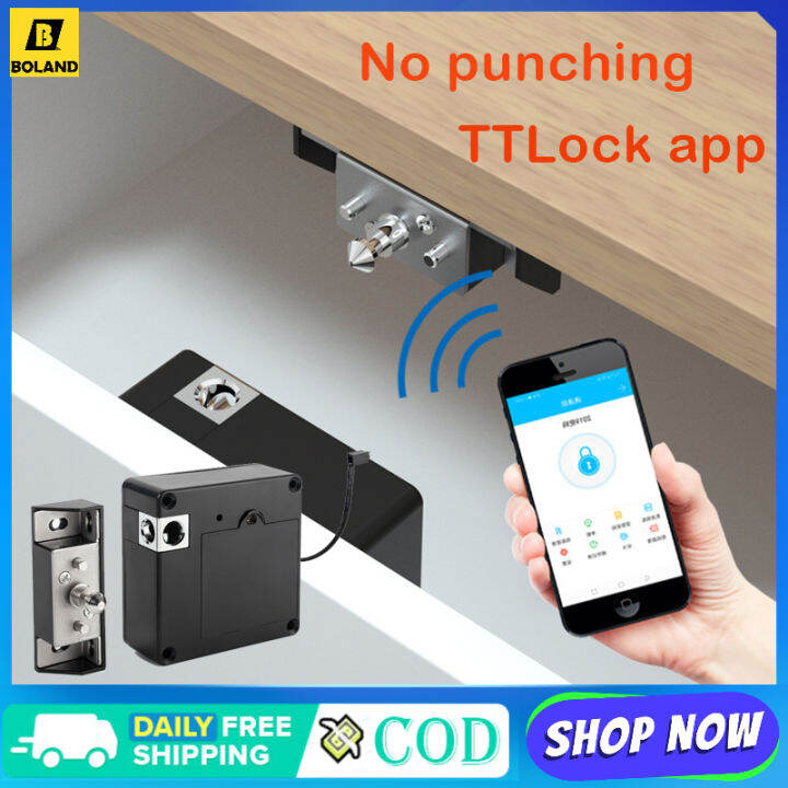 Boland Smart Lock 13.56MHZ IC Electronic Lock Hidden RFID