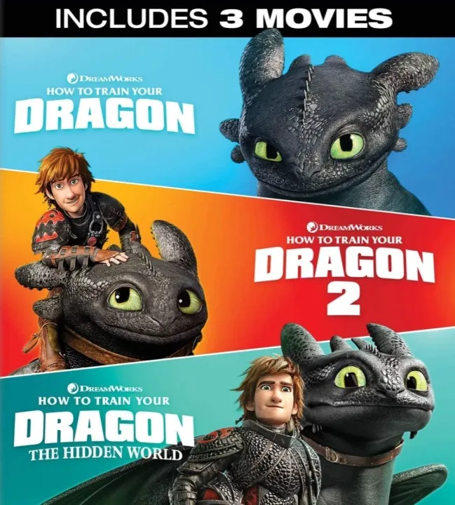 DVD อภินิหารไวกิ้งพิชิตมังกร ครบ 3 ภาค How to Train Your Dragon