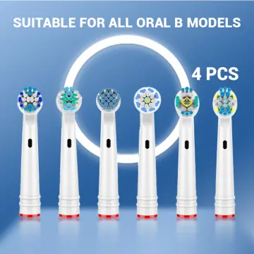 Replacement Toothbrush Heads Compatible With Oral B Braun, 4 Pcs Professional  Electric Toothbrush Heads, Precision Refills Clean Brush Heads