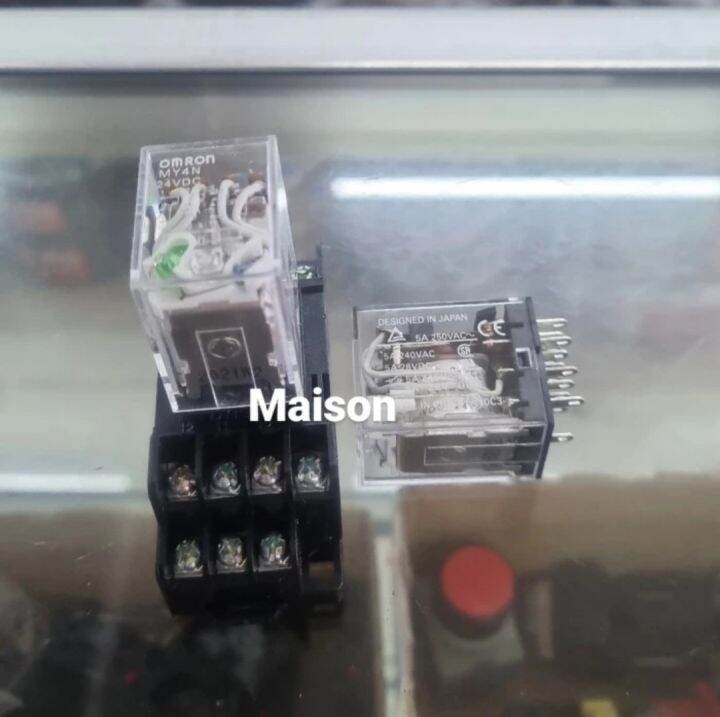 Relay OMRON MY4N 24VDC Ori Jepang + socket Lazada Indonesia